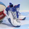 2025 New Autumn Boys' Basketball Shoes: Breathable Mesh, Rotating Buckle, Ideal for Students and Running.