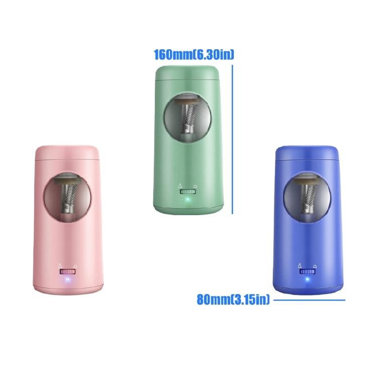 Portable Electric Sharpener For 6mm-8mm Wood Pencil Soft/Hard Charcoals Battery Operated Sharpener for Offices Home