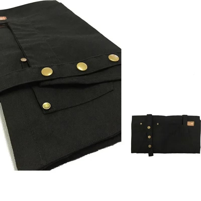 1 Pcs Kitchen Supplies Coffee Shop Waiter Solid Color Kitchen Apron Barber Apron Kitchen Accessories For Women Men