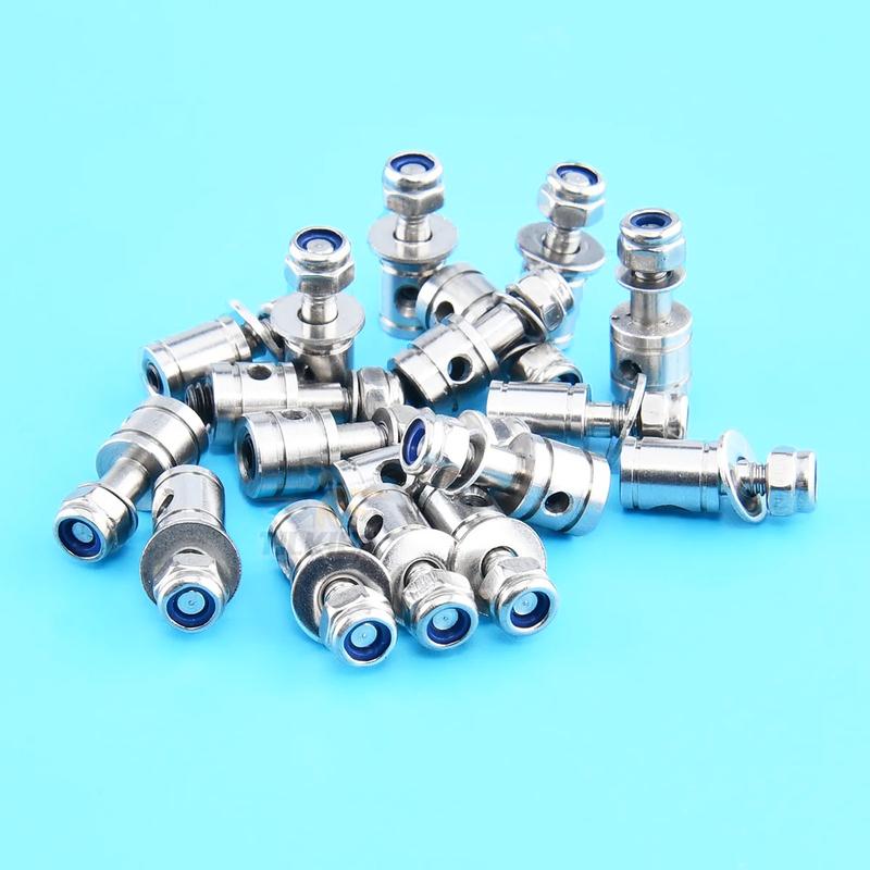 10PCS RC Airplane/Boat Push Rod Connector Adapter Linkage Stoppers D2.0mm/D3.0mm For Connecting Servo Arm and Pull Rod