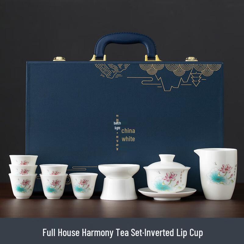 Dehua Porcelain Thousand Li Rivers Tea Set