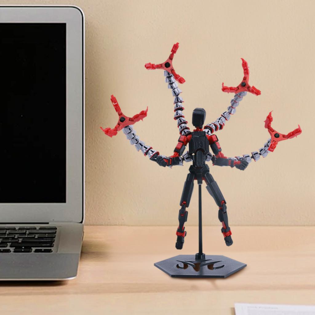 Mobile Doll Set, 3D Printed Titan Robot Mobile Doll, Posable Mobile Doll, Suitable For Collectors, Desktop Decoration