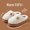 2025 Damen Winter Baumwollpantoffeln: Dicke Sohle, Plus Samt, Warme Haus- und Outdoor-Bekleidung für Komfort nach der Geburt