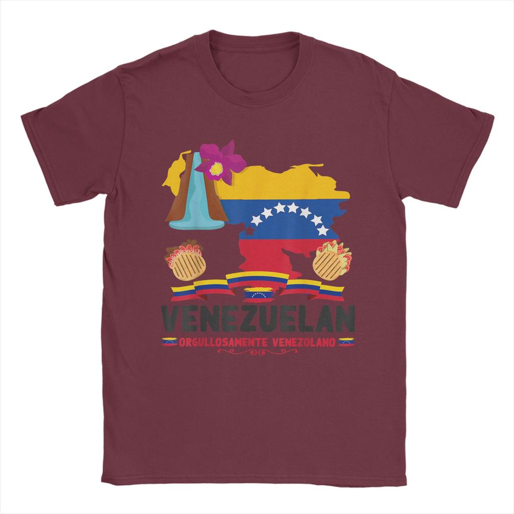 Venezuelan Flag Outfit Idea T Shirt Summer Hip Hop TShirts Unisex 100 Cotton ONeck Plus Size Tees Short Sleeve Vintage Tshirt