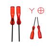 Multipurpose Corrosion Resistant Screwdriver Pack With 4 Size for Disassembling Retro Game Cartridges Console Components