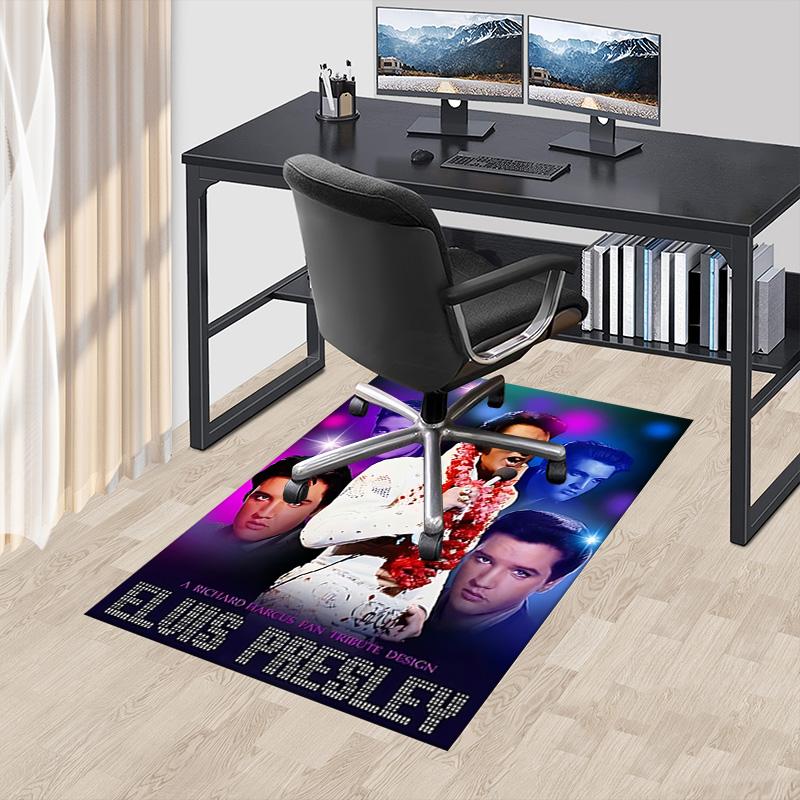 Elvis Presley Tribute Design Carpet For Playroom Bedroom Living Room Sofa Home Decorkids Game Area Rug Nonslip Floor Mat