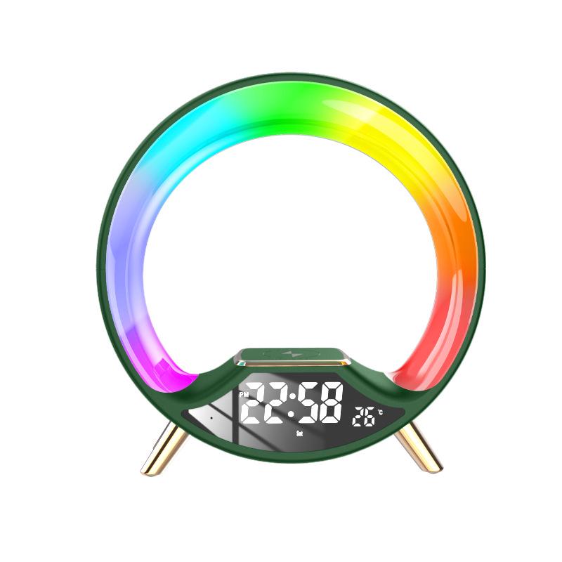 Sunrise Atmosphere Light Strip with Wireless Charging, Bluetooth Speaker & FM Alarm Clock.