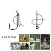 Fishing Hook With Barbs Anti-rust Carp Circle Hook Stainless Steel Fishhook For Saltwater Freshwater