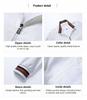 Men's Casual Fleece & Cotton Sports Jacket - Solid Color Spring/Autumn Outerwear