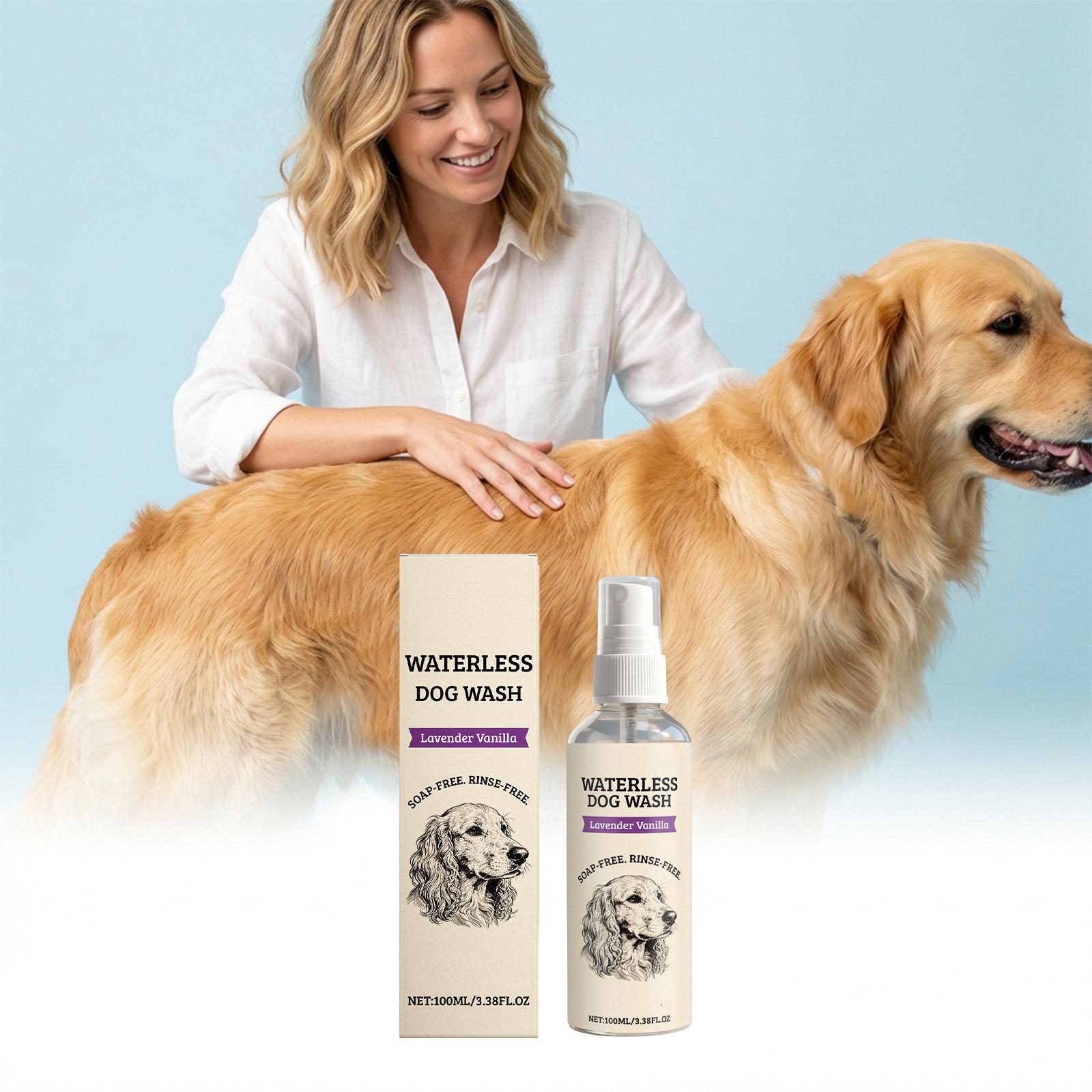 

Pet All-Purpose Cleaning Solution - Non-Rinse Daily Convenient Cleaning Decontamination Hair Refreshing Spray,100ml one size білий