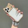 3D Cute Cat Ear PC+TPU Transparent Phone Case For iPhone 17 Pro Max 16 15 14 13 Shockproof Clear Protective Back Cover