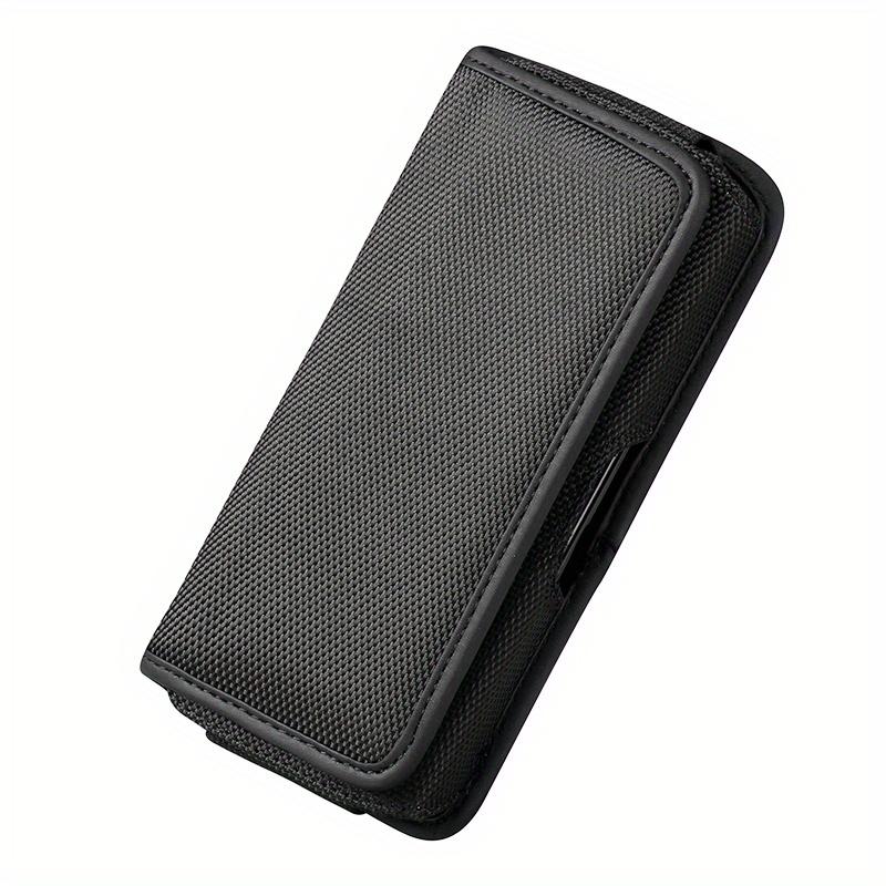 Marsupio da Cintura per Cellulare 3.5-6.3 pollici per iPhone Samsung Xiaomi Custodia a Sacchetto Clip da Cintura Fondina Borsa in Tessuto Oxford Copertura a Ribalta