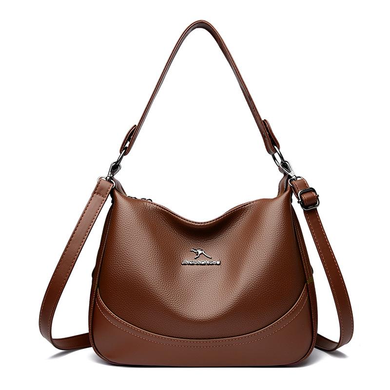 Autumn/Winter 2025 Women's Crossbody Bag: Fashionable, Versatile, Large Capacity, Color Block Style