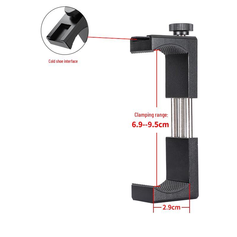 TEXIAN Multi-functional Car Back Seat Phone Mount with Cold Shoe