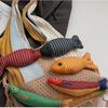 Large Capacity Hollow Out Weave Bag Fish Tote Bag Leisure Tassels Beach Handbag  Women