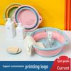 Collapsible Thickened Plastic Basin for Home, Dorm, Baby, or Travel