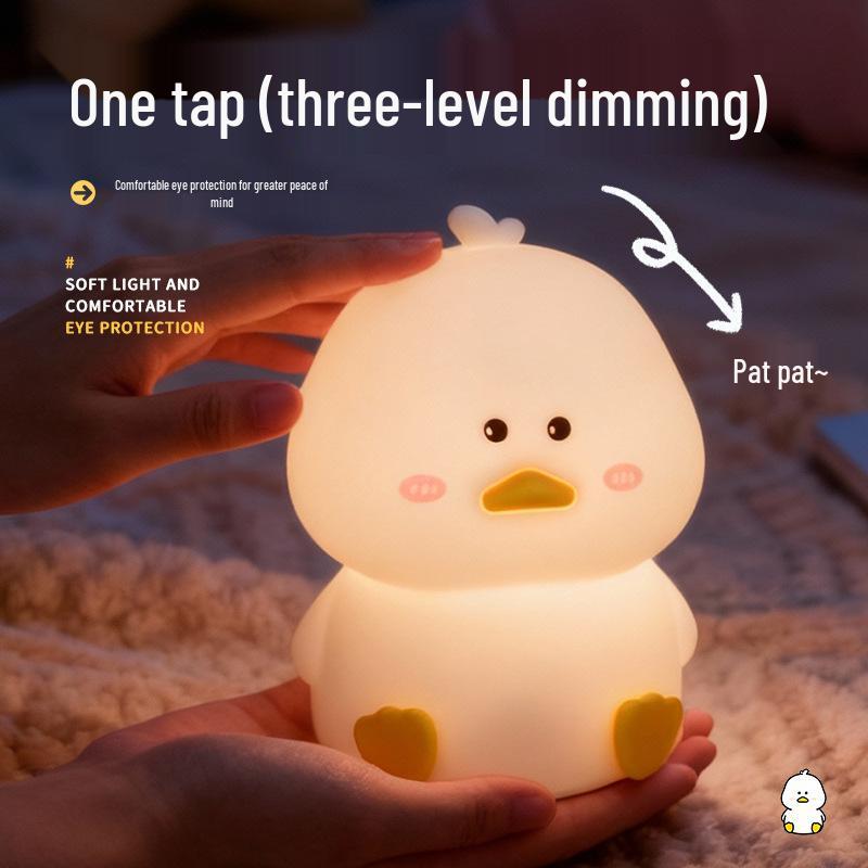 Little Duck Silicone Night Light & Stress Relief Lamp