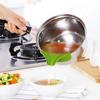 Silicone Kitchen Utensil Cookware Pan Bowl Leak-proof Rim Deflector Pourer Tool