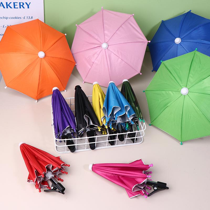 Sunshade Umbrella Waterproof Small Helmet Sunscreen Phone Stand Bracket Motorcycle Mobile Phone Holder Protect Phone From Rain