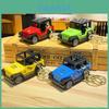 Authentic Jeep Off-road Car Keychain Creative Model Alloy Auto Chain Bag Charm
