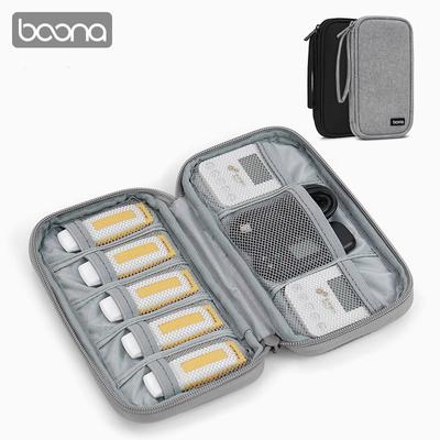 Electronic Storage Bag U Disk Flash Drive Handbag Multifunction Travel Carrying Case USB Data Cable Organizer Bags Accessories