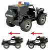 [PACZB][5] Police Jeep Car with Motor, Sound, LED Lights Z1104