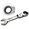 Reliable Ratcheting Wrench Hand Combination Wrench Spanner with 5°Movement