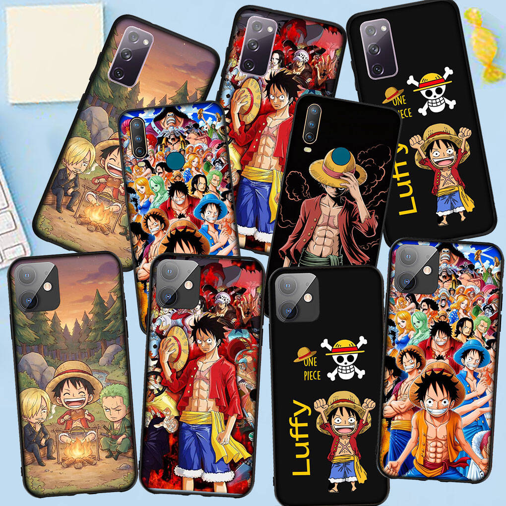 Phone Case for Samsung Galaxy S25 S23 S24 Ultra FE Plus A05 A06 A15 A16 A36 A37 A35 A54 A55 A56 A57 A25 A26 A53 A17 Zoro One Luffy Pieces Sanji Cover