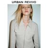 UR Women's 2025 Autumn Zip-Front Slim Fit Shirt
