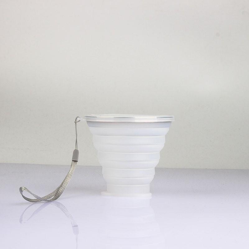 Silicone Collapsible Outdoor Cup: Portable, Telescopic for Water, Coffee, and Mouthwash
