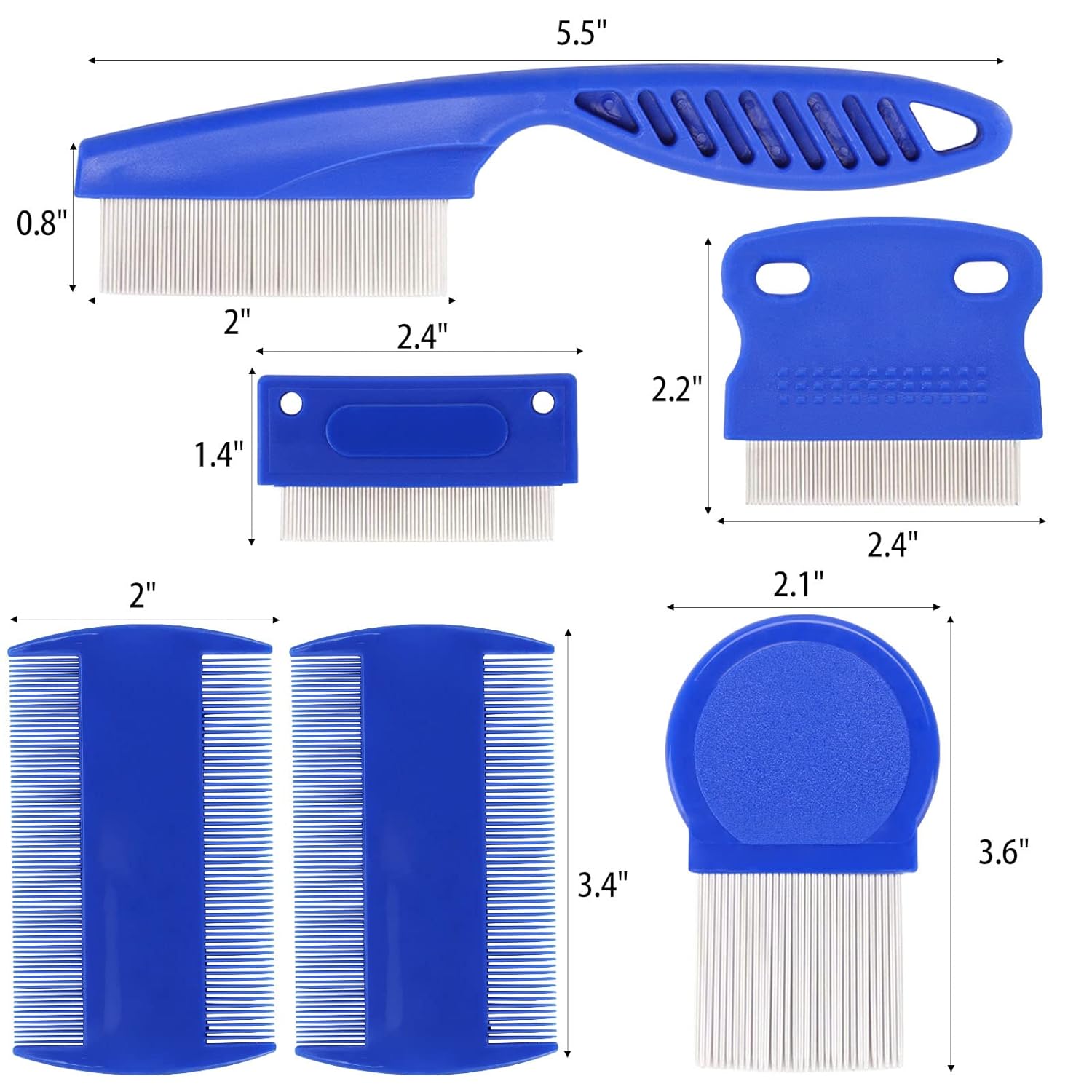 Pet Hair Shedding Comb Stainless Steel Flea Comb for Cat Dog Pet Comfort Flea Hair Grooming Comb Dog Cat Fur Removal Brush