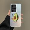 Coque de téléphone pour Samsung A56 A36 A26 A24 A16 A14 A12 A32 A50 A70 A22 A30 A34 A54 A52 5G A06 4G Argent Couverture IMD Avocat Mignon