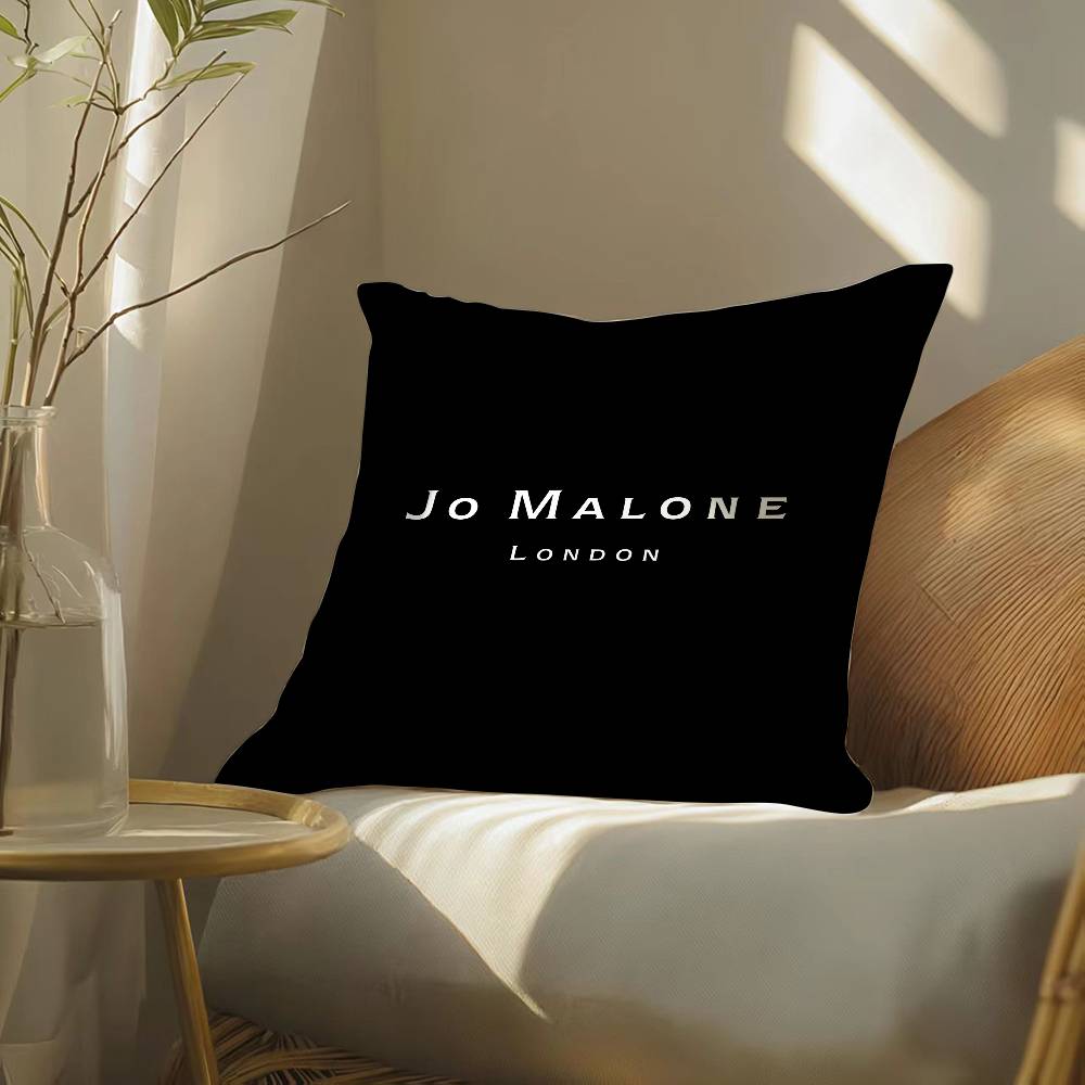 Luxury Fragrance Jo Malone London-L Pillow Case Silky Elegant Comfort Sofa Bed  Invisible Zipper Beach Pillowcase