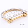 European and American Three-color Titanium Steel Horseshoe D-shaped Women’s Bracelet