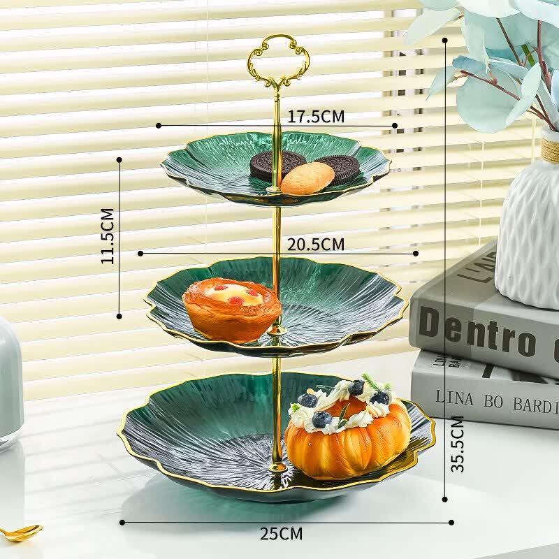 Qwei Multi-tier Decorative Snack & Fruit Plate