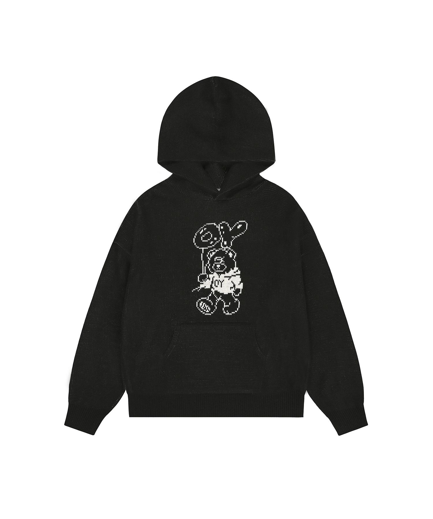 Oy Balloon Odolly Knit Hoodie - Black 0