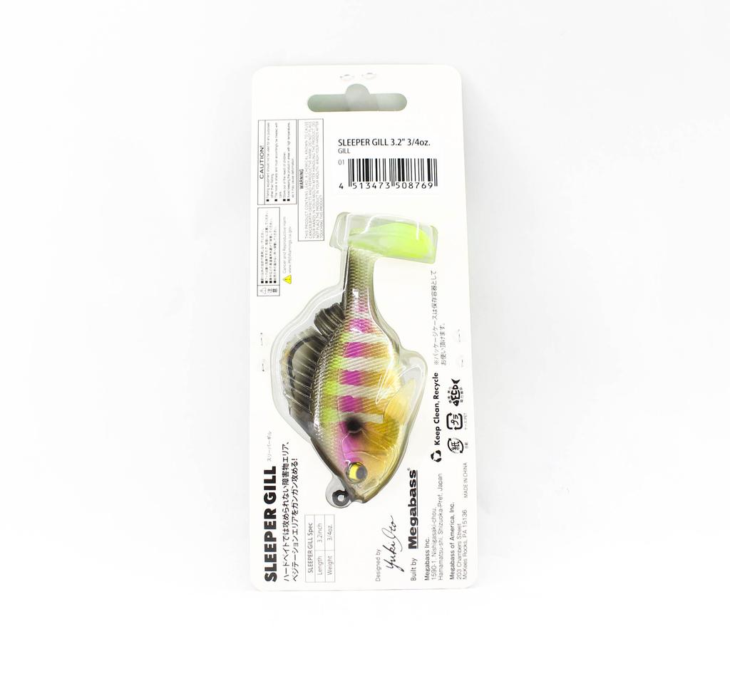Megabass Soft Lure Sleeper Gill 3.2 Inch 3/4 Oz Gill (8769)