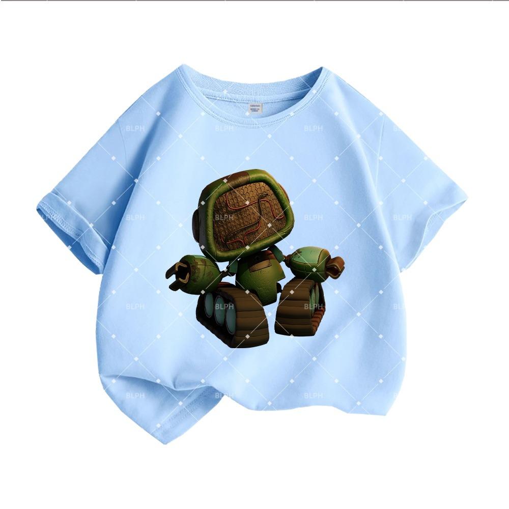 Cute Poppy Playtime Style Kids T-Shirt with Adorable Robot Design, Perfect for Zara Kids Lovers