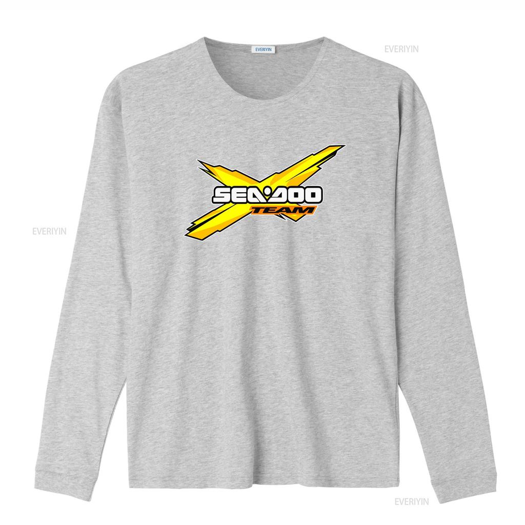 Sea Doo Team Ski Logo Mens Black T Shirt Size S 3XL vintage Washed Comfortable Casual designer clothes Stretched fashion