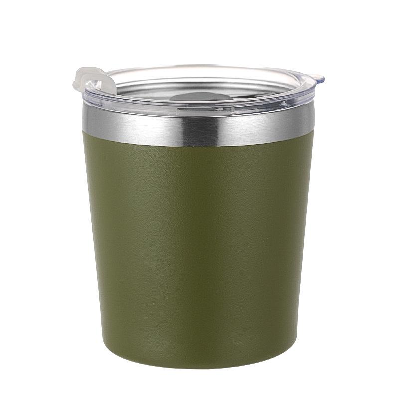 Hot Selling 8oz 12oz Double Wall Vacuum Insulated Stainless Steel Tumbler for Party Coffee Milk Powder Coated Eco-Friendly BPA
