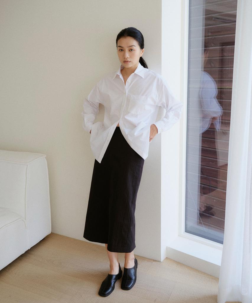 DENOAH Standard Cotton Shirt (White)