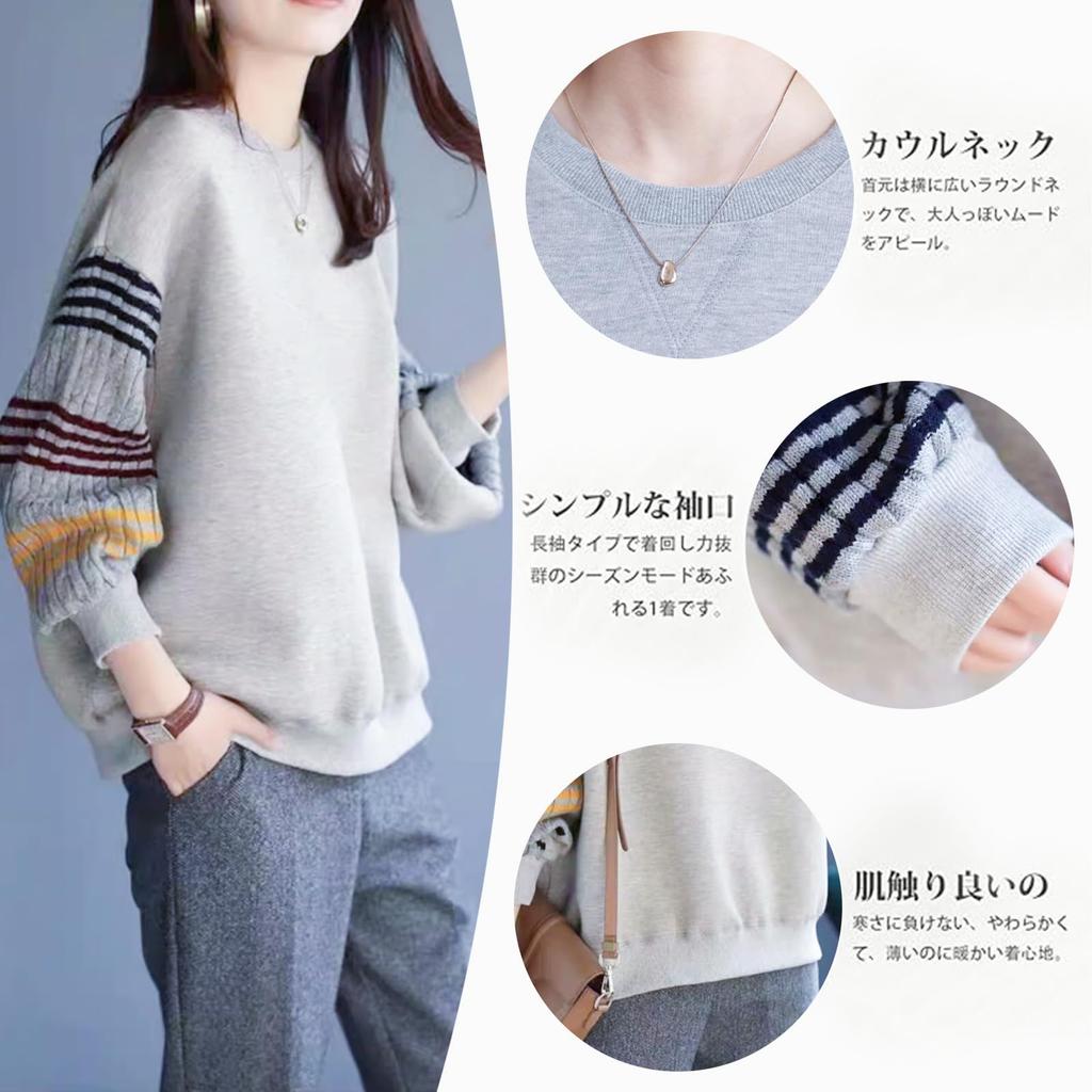 Vincent House Casual Long Sleeve Hoodie with Contrast Cute and Loose Sizes for and Winter Women's Print, Fit, M-XL, Spring, Autumn,