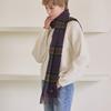 ABRAHAM MOON Merino Wool Muffler 25cm - Heather Stewart