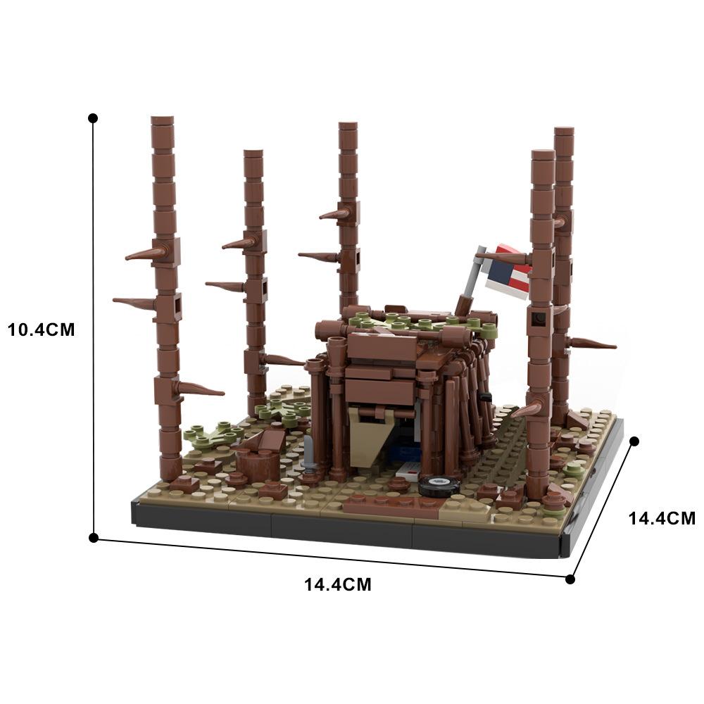 Нетоксичный Строительный Конструктор Monster Story MOC-89218 Кино и Телевидение Периферия Мелкие Детали Строительный Конструктор