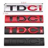 TGB8 3D Metal TDCI Letters Car Rear Trunk Emblem Badge Sticker Decals For Ford Kuga Explorer Transit Accessories