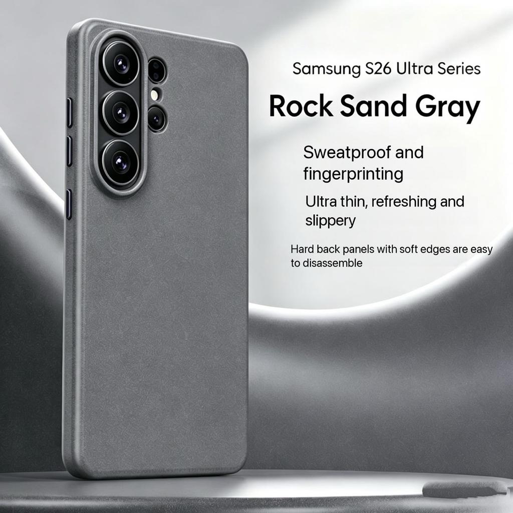 Ultra-Thin Slim Matte Sandstone Case For Samsung Galaxy S26 Ultra S24 Ultra S25 Ultra Shockproof Hard PC Case