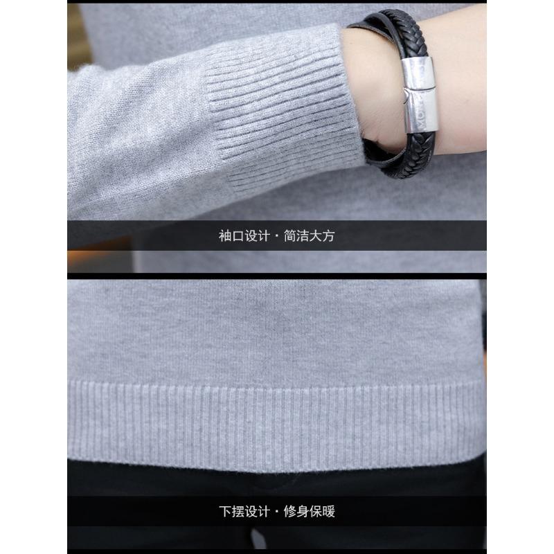 Men S Slim Fit Solid Color Turtleneck Long Sleeve Knit Sweater Winter