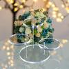 Desktop Jewelry Rack 3-tiers 360 Degree Rotation Watch Glasses Necklace Display Holder Jewelry Stand Room Decor Retail Bracelet Organizer