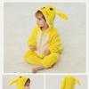 MICHLEY New Autumn and Winter Flannel Climbing Clothes Baby Pajamas Children's Class A Flannel Animal Onesie