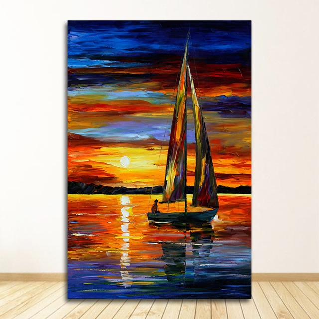 Wandkunst, Heimdekoration, abstrakt, ohne Rahmen, 2021, handgemalte Ölgemälde-Landschaft zum Ausmalen für das Wohnzimmer